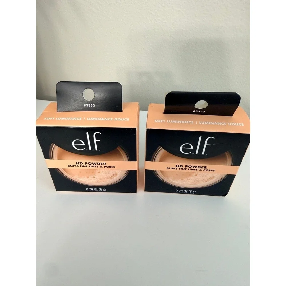 e.l.f. HD Powder Womens 0.28oz Soft Luminance Blurring Setting Lot of 2 NEW